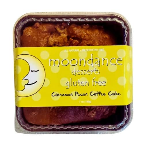Moondance Desserts Gluten Free cinnamon Pecan Coffee Cake Package