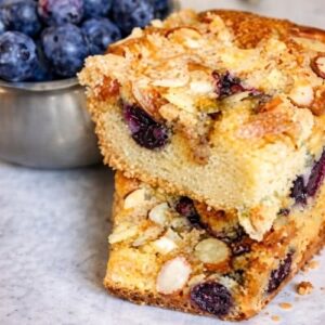 Moondance Desserts Gluten Free Blueberry Almond Coffee Cake
